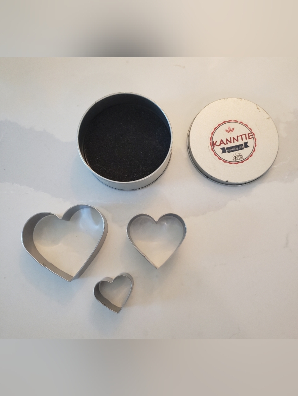 Heart Cookie Cutters, Not Used